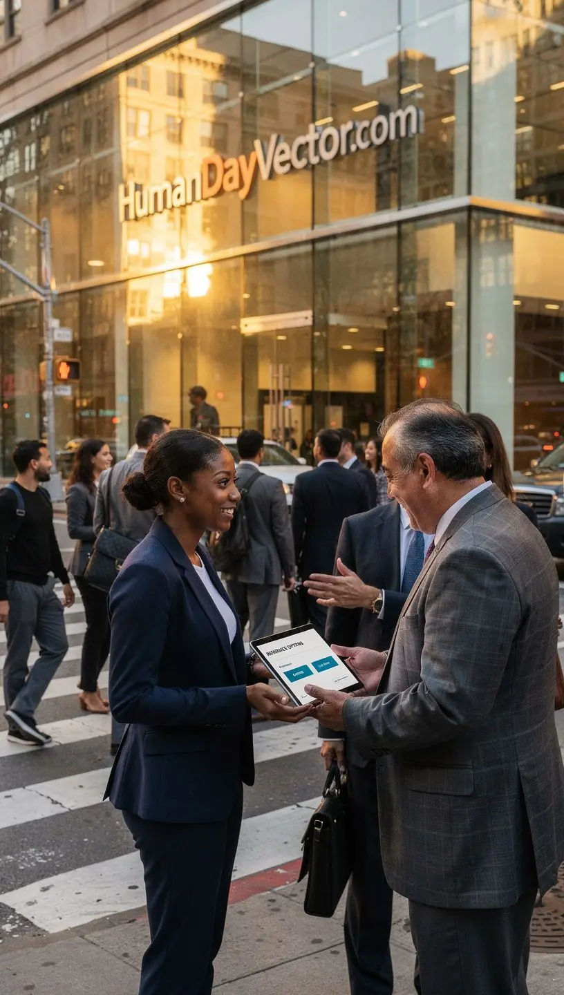 Профессиональный агент, консультирующий клиента по автострахованию