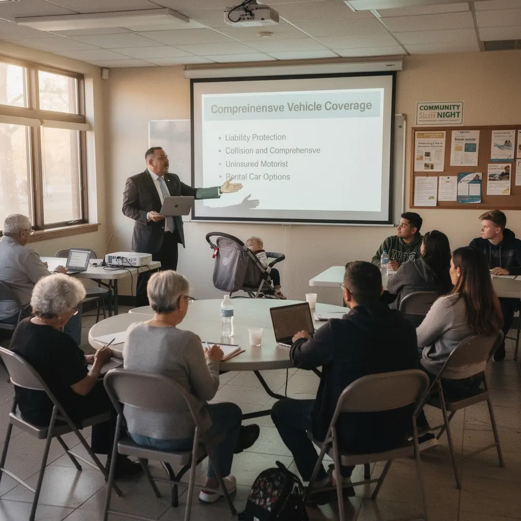 Женщина, использующая мобильное приложение для управления страховкой